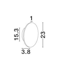 Aplică VIANO LED 12 W, 220-240 V, 770 lm, 3000K, IP20, travertine 6