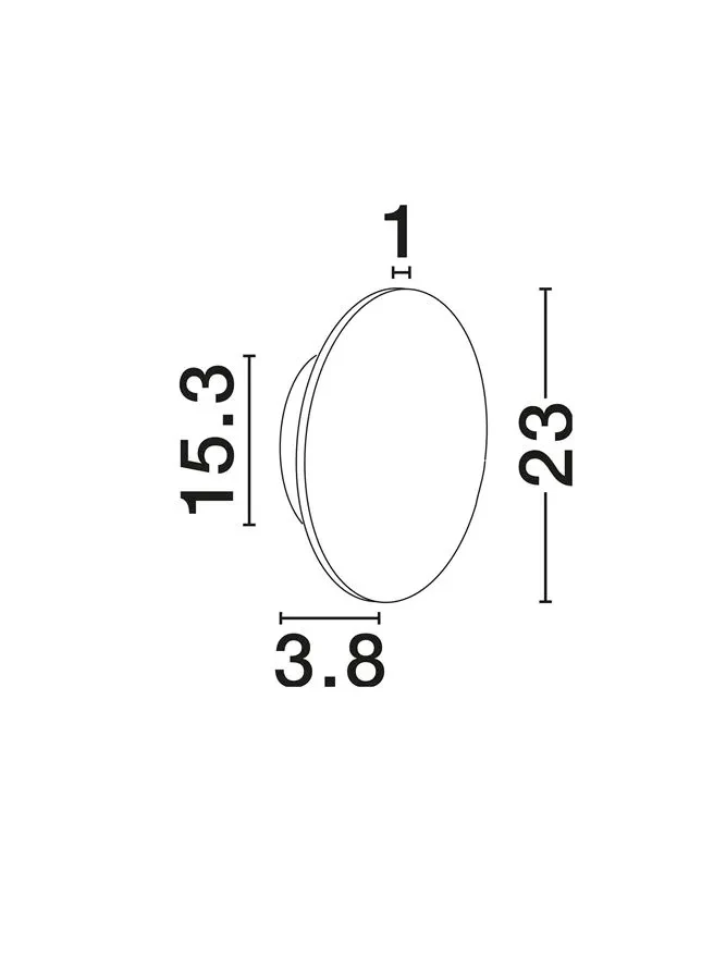 Aplică VIANO LED 12 W, 220-240 V, 770 lm, 3000K, IP20, travertine 6