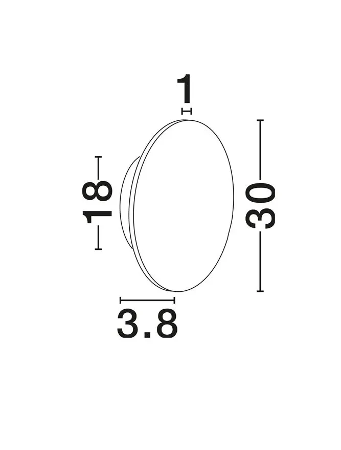 Aplică VIANO LED 14 W, 220-240 V, 869 lm, 3000K, IP20, travertine 7