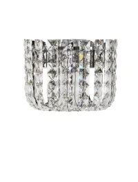 Aplică CELYSIA LED 12 W, 220-240 V, 804 lm, 3500K, IP20, oțel inoxidabil, cristal și oțel 2
