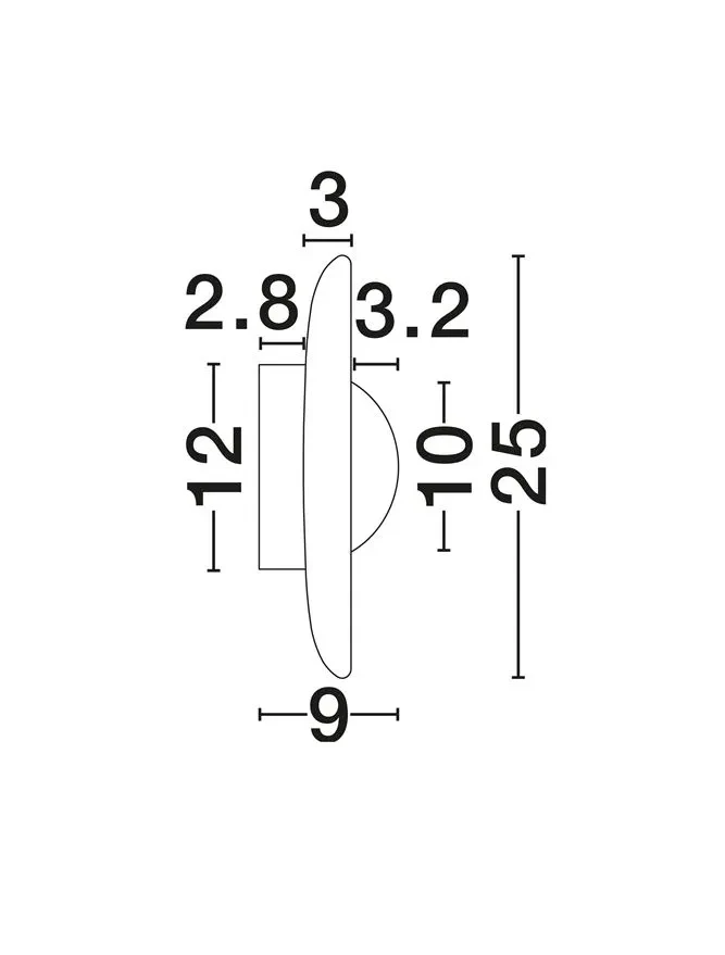Aplică CERIO LED 4 W, 220-240 V, 93 lm, 3000K, IP20, lemn și travertine 9