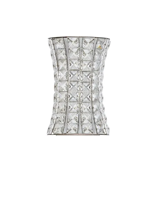 Aplică CELYSIA LED 12 W, 220-240 V, 720 lm, 3500K, IP20, oțel inoxidabil, cristal și oțel 2