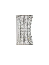 Aplică CELYSIA LED 12 W, 220-240 V, 720 lm, 3500K, IP20, oțel inoxidabil, cristal și oțel 6