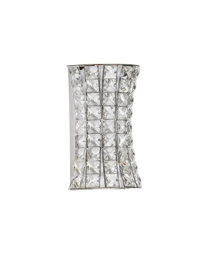 Aplică CELYSIA LED 12 W, 220-240 V, 720 lm, 3500K, IP20, oțel inoxidabil, cristal și oțel 6
