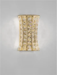 Aplică CELYSIA LED 12 W, 220-240 V, 720 lm, 3500K, IP20, oțel inoxidabil, cristal și oțel 7