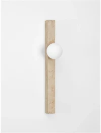 Aplică OVEE G9, 1x5 W, 100-240 V, IP20, sticlă și travertine 4