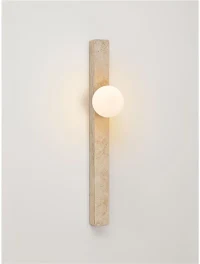Aplică OVEE G9, 1x5 W, 100-240 V, IP20, sticlă și travertine 5