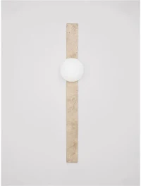 Aplică OVEE G9, 1x5 W, 100-240 V, IP20, sticlă și travertine 6