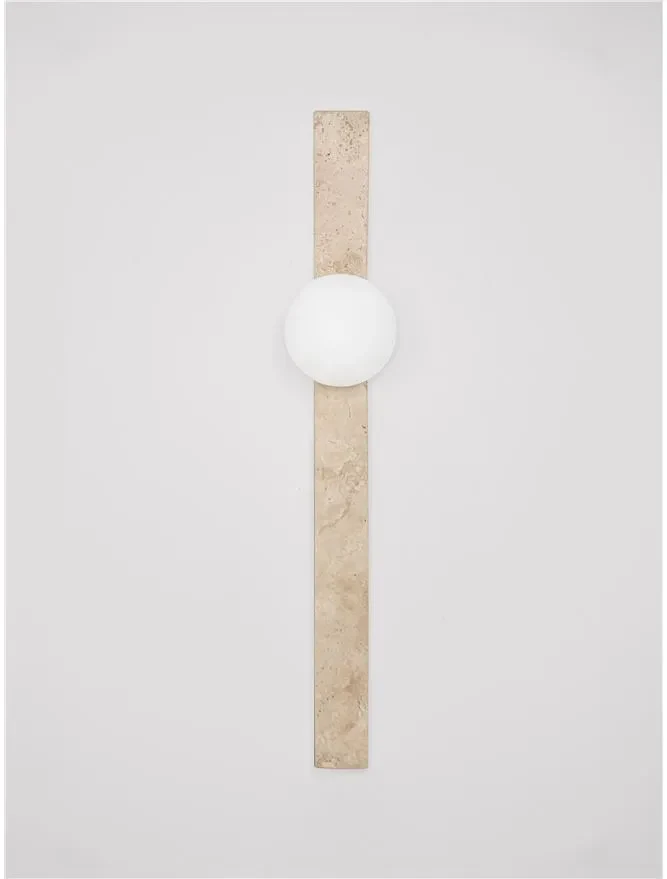 Aplică OVEE G9, 1x5 W, 100-240 V, IP20, sticlă și travertine 6