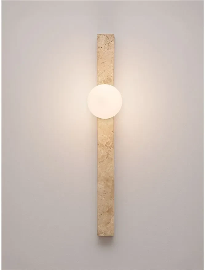 Aplică OVEE G9, 1x5 W, 100-240 V, IP20, sticlă și travertine 7
