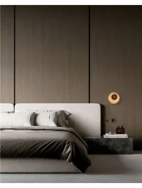 Aplică TAVO LED 4 W, 220-240 V, 40 lm, 3000K, IP20, lemn și travertine