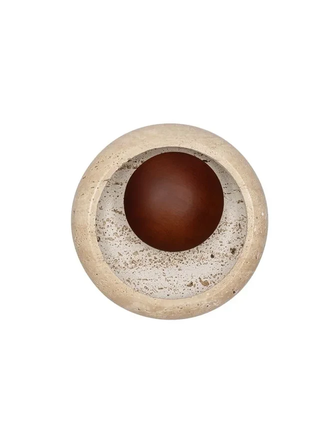 Aplică TAVO LED 4 W, 220-240 V, 40 lm, 3000K, IP20, lemn și travertine 2