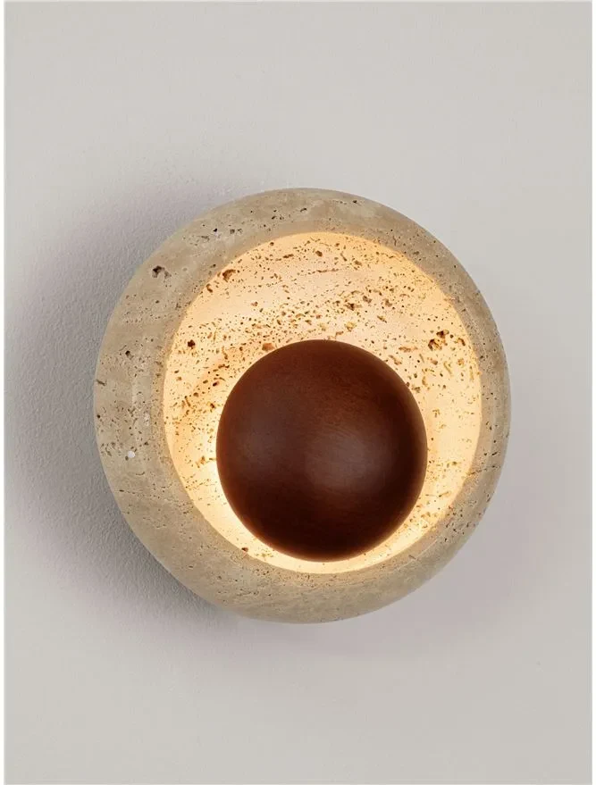 Aplică TAVO LED 4 W, 220-240 V, 40 lm, 3000K, IP20, lemn și travertine 5