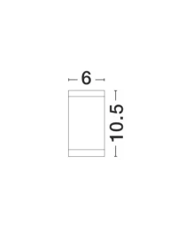 Plafonieră exterior CERISE GU10, compatibil 1x35 W, 220-240 V, IP54, aluminiu și sticlă 3