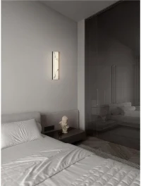 Aplică SHADO LED 12 W, 220-240 V, 709 lm, 3000K, IP20, oțel și alabaster