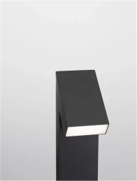 Stâlp BRIGITTA LED 6 W, 100-240 V, 3000K, IP65, CRI ≥80, acril 6