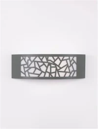 Aplică exterior ZENITH E27, 1x12 W, 220-240 V, IP44, acril și metal 4