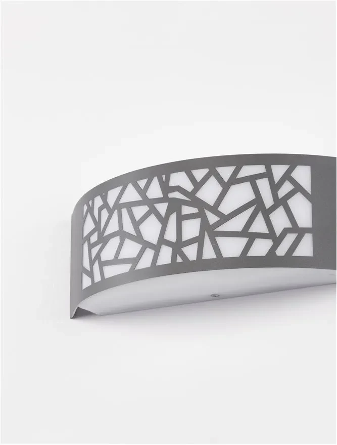 Aplică exterior ZENITH E27, 1x12 W, 220-240 V, IP44, acril și metal 6