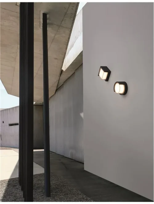 Aplică exterior MAX LED 12 W, 220-240 V, 430 lm, 3000K, IP65, acril și ABS