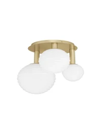 Plafonieră ALLEN E14, 1x5 W, 230 V, IP20, metal și sticlă