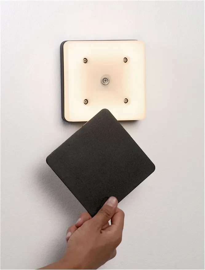 Aplică exterior OONO LED 11 W, 220-240 V, 270 lm, 3000K, IP65, policarbonat și aluminiu 7