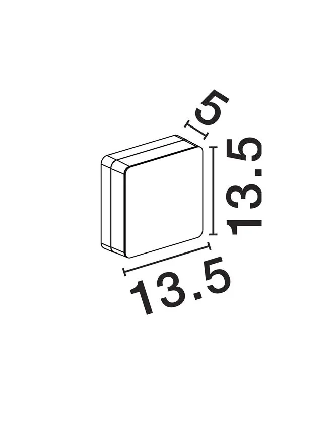 Aplică exterior OONO LED 11 W, 220-240 V, 270 lm, 3000K, IP65, policarbonat și aluminiu 8