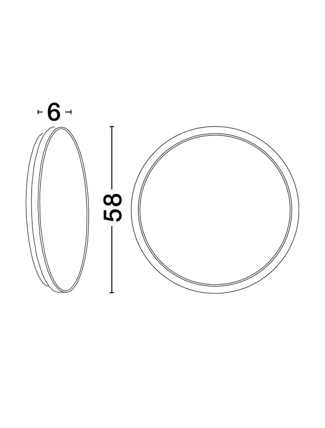 Oglindă ONAR LED 21 W, 220-240 V, 870 lm, 3000K, IP20, aluminiu, acril și metal 5