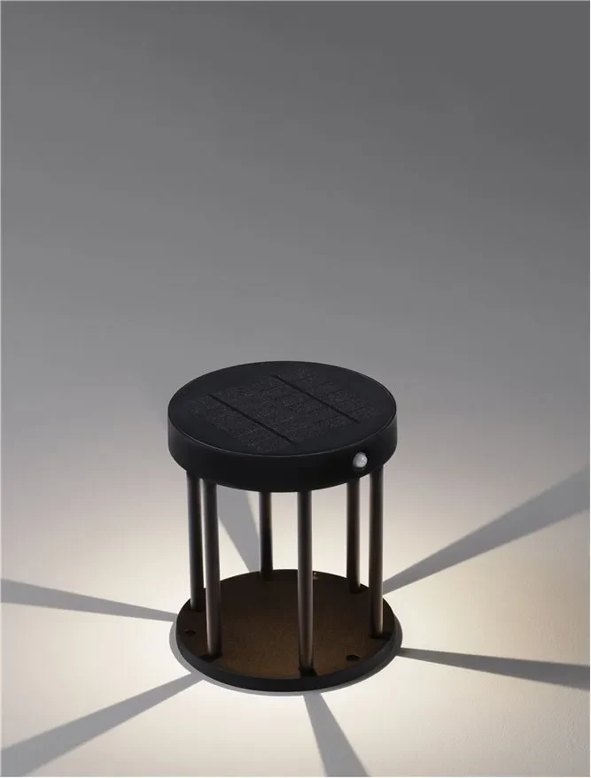 Stâlp AIGO LED 2 W, 3.7 V, 89 lm, 3000K, IP65, aluminiu și sticlă 5