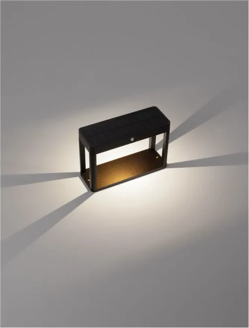 Stâlp BERNI LED 1.7 W, 3.7 V, 88 lm, 3000K, IP65, aluminiu și sticlă