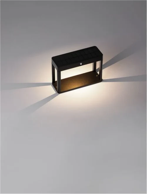 Stâlp BERNI LED 1.7 W, 3.7 V, 88 lm, 3000K, IP65, aluminiu și sticlă