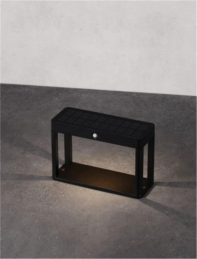 Stâlp BERNI LED 1.7 W, 3.7 V, 88 lm, 3000K, IP65, aluminiu și sticlă 6