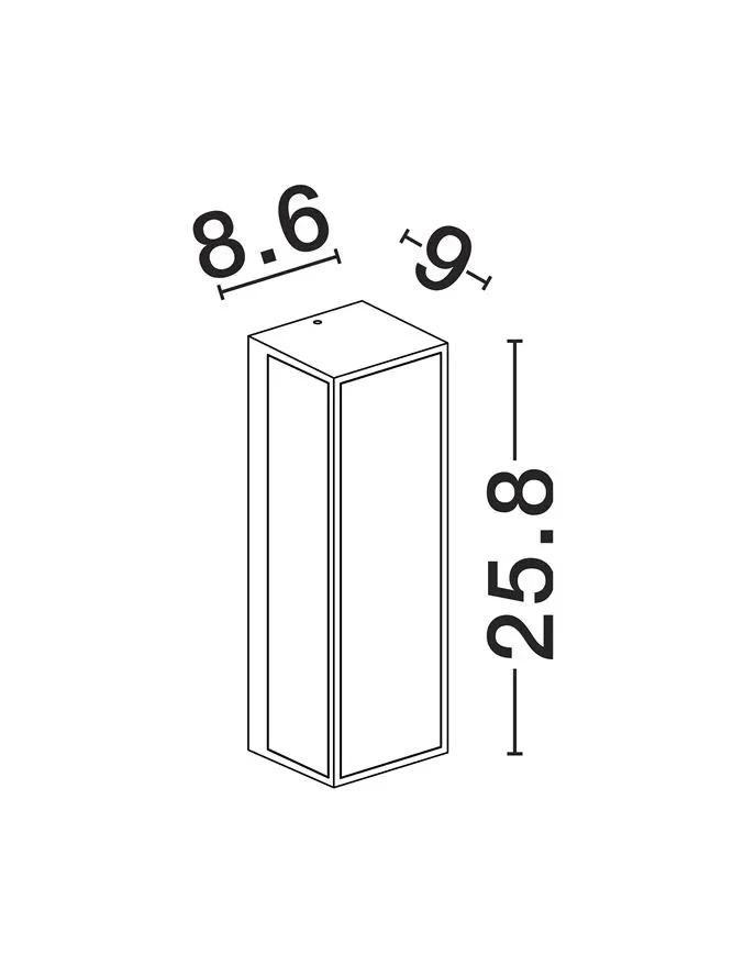 Aplică exterior ASTRAL LED 10 W, 220-240 V, 373 lm, 3000K, IP65, aluminiu și sticlă 9