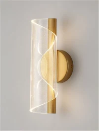 Aplică VALENTIN LED 9 W, 220-240 V, 505 lm, 3000K, IP20, aluminiu, acril și alamă 5