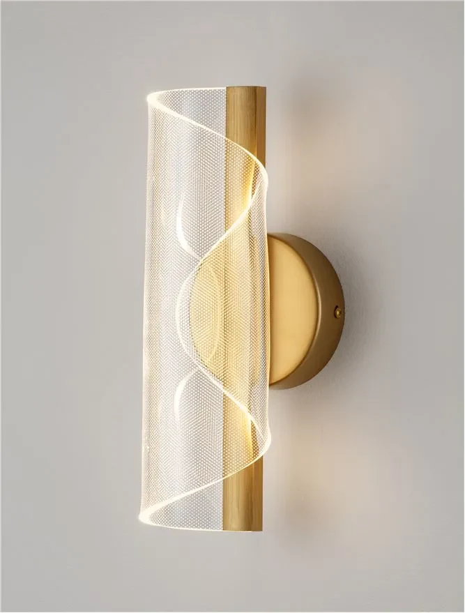 Aplică VALENTIN LED 9 W, 220-240 V, 505 lm, 3000K, IP20, aluminiu, acril și alamă 5