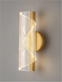 Aplică VALENTIN LED 9 W, 220-240 V, 505 lm, 3000K, IP20, aluminiu, acril și alamă 6