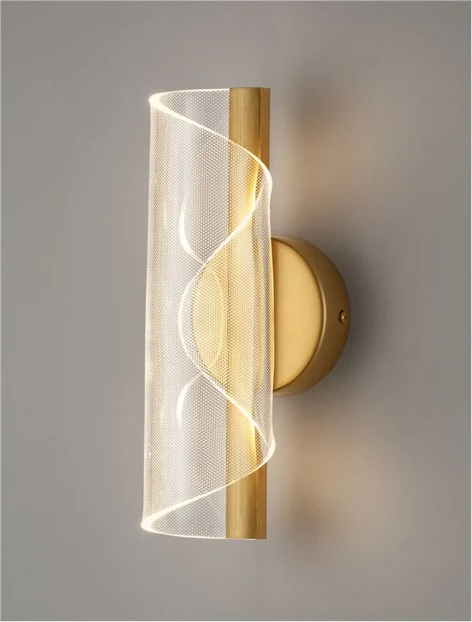 Aplică VALENTIN LED 9 W, 220-240 V, 505 lm, 3000K, IP20, aluminiu, acril și alamă 6