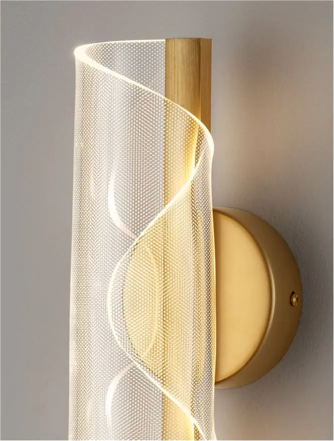 Aplică VALENTIN LED 9 W, 220-240 V, 505 lm, 3000K, IP20, aluminiu, acril și alamă 7