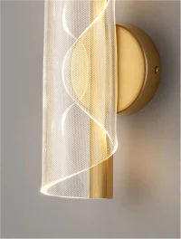 Aplică VALENTIN LED 9 W, 220-240 V, 505 lm, 3000K, IP20, aluminiu, acril și alamă 8
