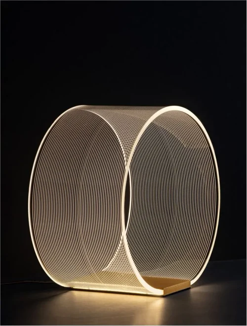 Veioză VALENTIN LED 14 W, 220-240 V, 786 lm, 3000K, IP20, dimmabil, aluminiu, acril și alamă