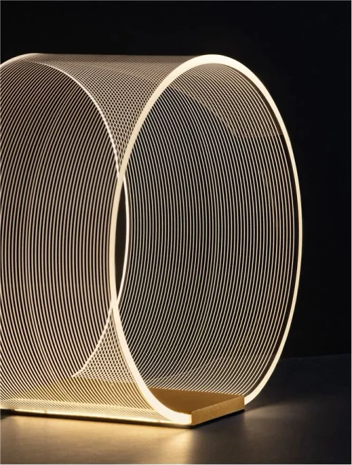 Veioză VALENTIN LED 14 W, 220-240 V, 786 lm, 3000K, IP20, dimmabil, aluminiu, acril și alamă