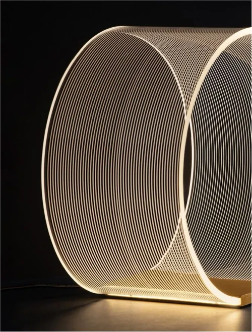 Veioză VALENTIN LED 14 W, 220-240 V, 786 lm, 3000K, IP20, dimmabil, aluminiu, acril și alamă