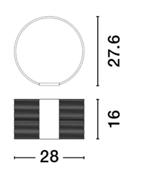 Veioză VALENTIN LED 14 W, 220-240 V, 786 lm, 3000K, IP20, dimmabil, aluminiu, acril și alamă