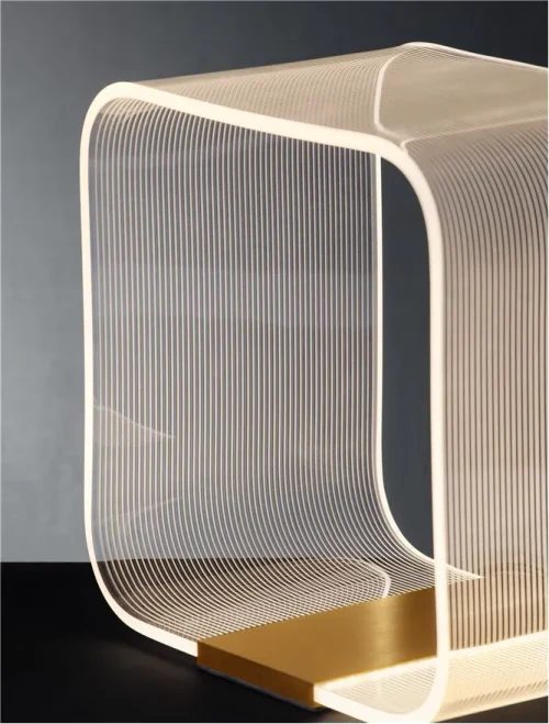 Veioză VALENTIN LED 14 W, 220-240 V, 786 lm, 3000K, IP20, dimmabil, aluminiu, acril și alamă