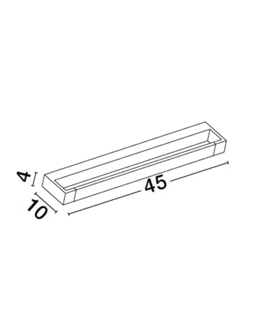 Aplică ARGA LED 12 W, 220-240 V, 1243 lm, 3000K, IP44, aluminiu