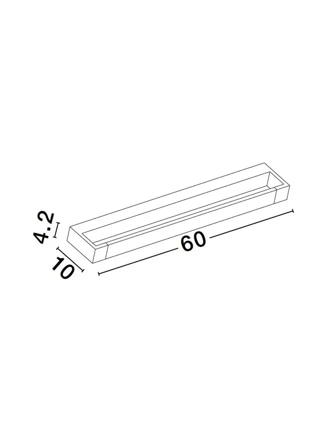 Aplică ARGA LED 17 W, 220-240 V, 1400 lm, 3000K, IP44, aluminiu 7