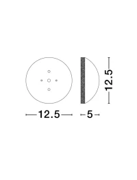 Aplică IONA LED 3 W, 230 V, 184 lm, 3000K, IP20, aluminiu 11
