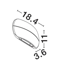 Aplică exterior PRATO LED 10 W, 220-240 V, 533 lm, 3000K, IP65, aluminiu și sticlă 5