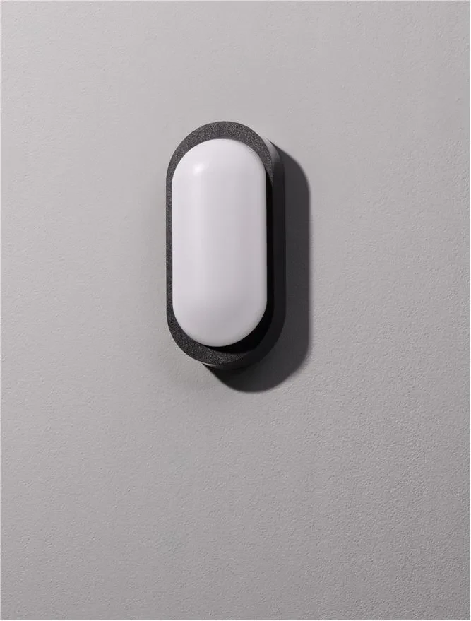 Aplică exterior TIEPOLO LED 11 W, 220-240 V, 885 lm, 3000K, IP65, policarbonat 3