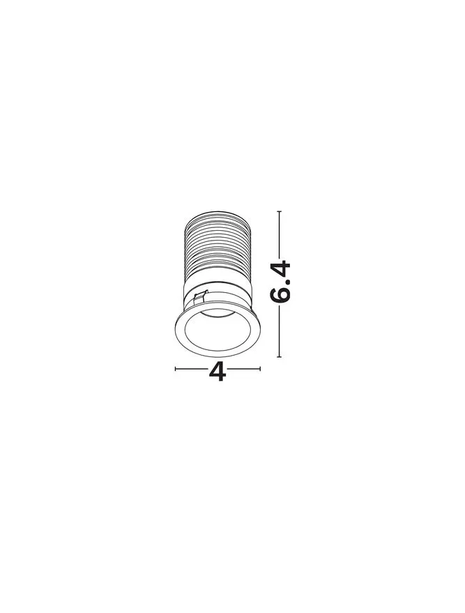 Spot Delve LED 5 W, 220-240 V, 199 lm, 3000K, IP65, UGR <12, CRI ≥97, aluminiu 4