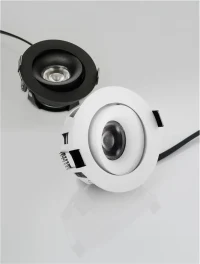 Spot Lonza LED 7 W, 220-240 V, 602 lm, 3000K, IP20, UGR <10, CRI ≥97, aluminiu